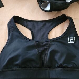 Fila Black Sports Bra